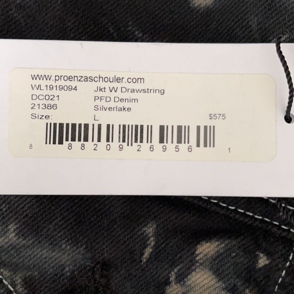 Proenza Schouler PSWL Silverlake Denim Jacket L - Picture 14 of 14